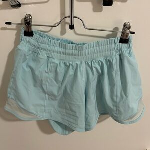 Lululemon Light Blue Hotty Hot Shorts